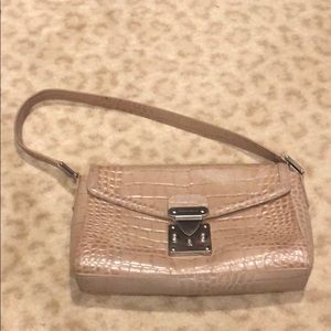 Beautiful Antonio Melanin Beige Croc Handbag
